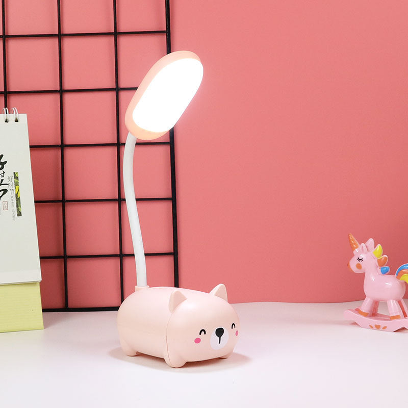 Girl heart led table lamp guard lamp