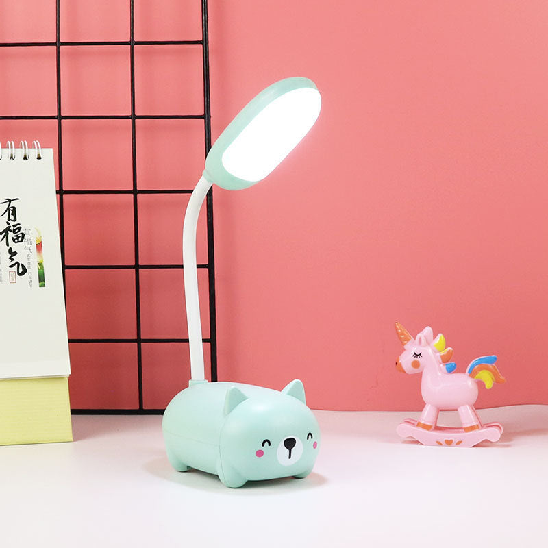 Girl heart led table lamp guard lamp