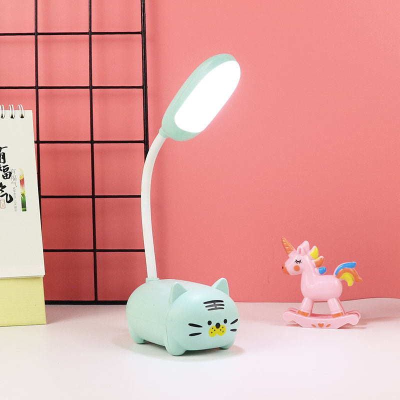 Girl heart led table lamp guard lamp