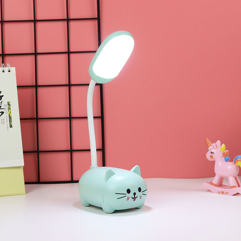 Girl heart led table lamp guard lamp