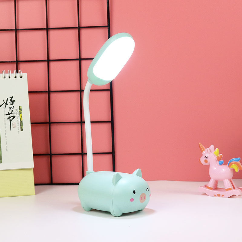 Girl heart led table lamp guard lamp