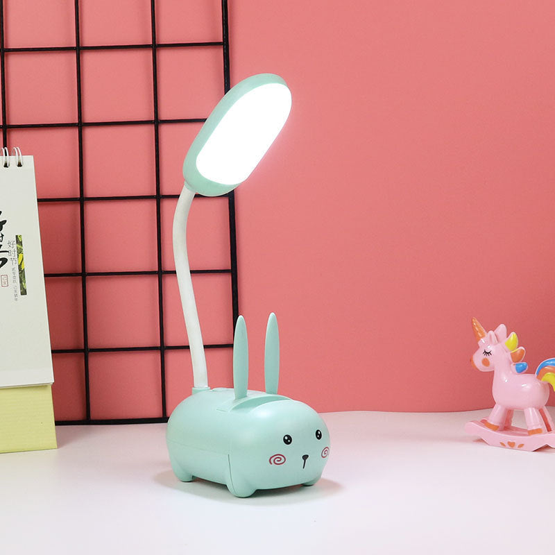 Girl heart led table lamp guard lamp