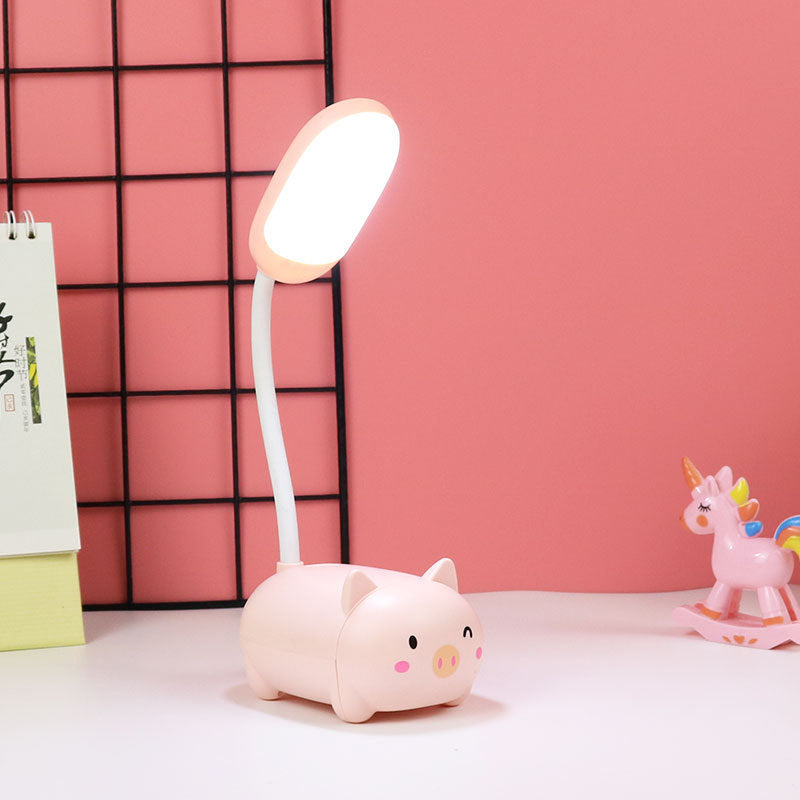 Girl heart led table lamp guard lamp